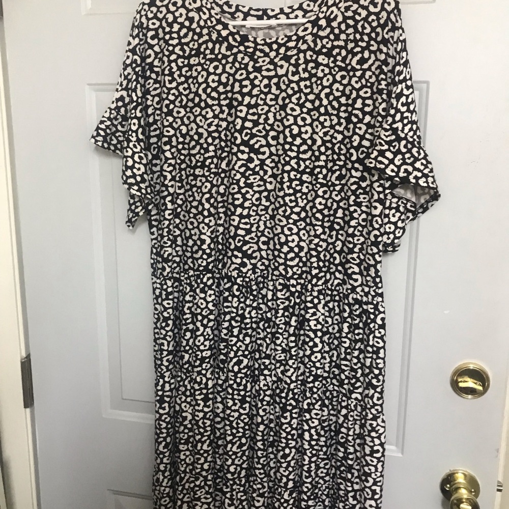 Leopard print dress